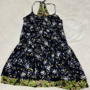 Princess Vera Wang sheer Light lined Halter Dress size Medium